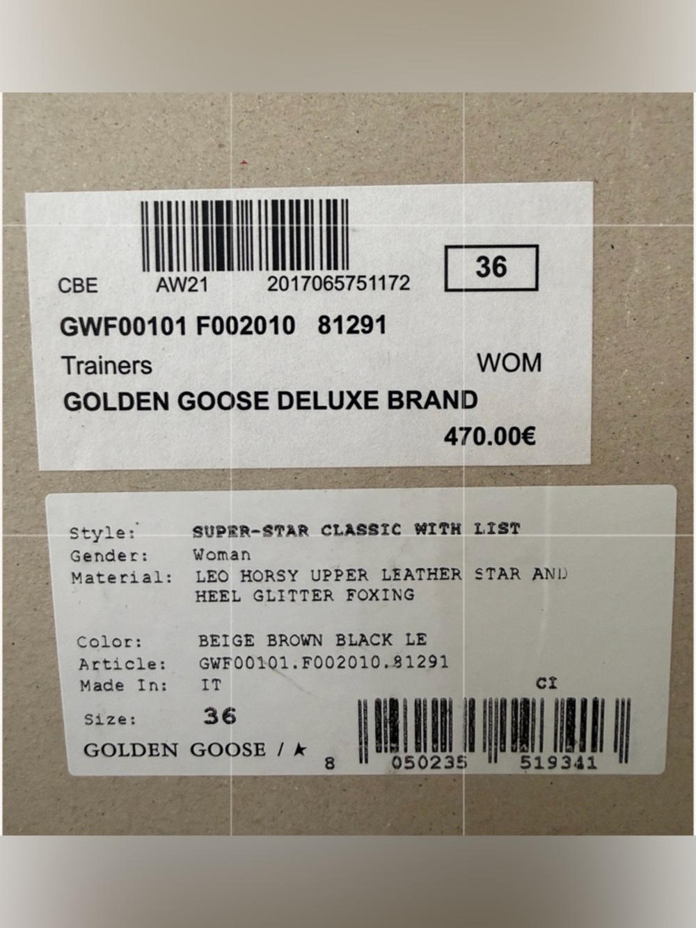 NIB Golden Goose Leopard Print Superstar Sneakers with Lilac
Laces Sz EU 36 US 6 - Picture 2 of 11